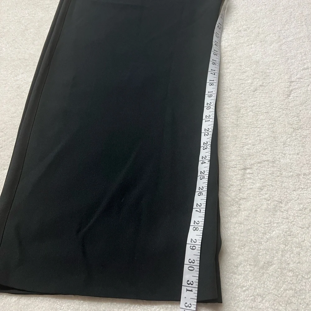 NWT Sezane Woman Black Loulou Trousers Cotton Bamboo High Waist Dress Pants 14 - Picture 13 of 15